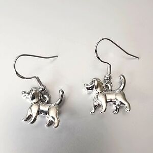 Dog Earrings 925S Post